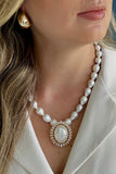 Blessed Mother Baroque Pearl Necklace