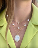 Dainty Gold Cross