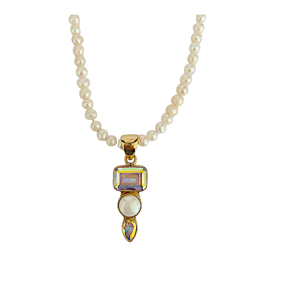 Pearl Gem Necklace