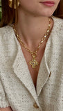 Cross Link Necklace