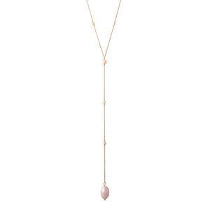 Perla long Lariat Necklace