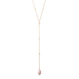 Perla long Lariat Necklace