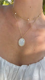 Blessed Mother Medallion Necklace