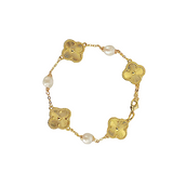 Clover Pearl Bracelet