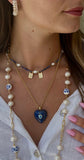 Royal Blue Scapular Necklace