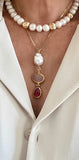 Three Tier Semi-Precious Necklace