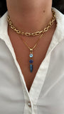 Blue Gem Necklace