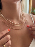 Multi-Layer Gold Pearl necklace