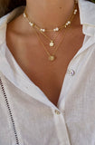Triple Circle Pendant  Necklace