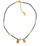Royal Blue Scapular Necklace