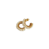 Freshwater Pearl Hoop Earrings