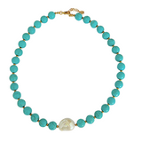 Turquoise Pearl Necklace