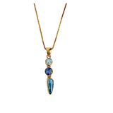 Blue Gem Necklace
