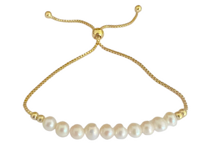 Pearl Bolo Bracelet