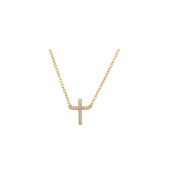 Dainty Gold Cross
