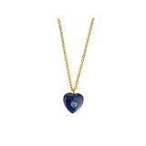 Blue Heart Necklace