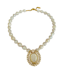 Blessed Mother Baroque Pearl Necklace