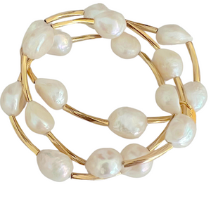 Adina Pearl Bracelet Set