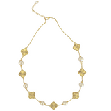Pearl Clover Necklace