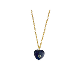 Blue Heart Necklace