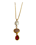 Three Tier Semi-Precious Necklace