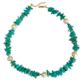 Turquoise Pearl Necklace