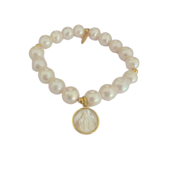 Mary Pearl Bracelet