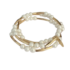 Bri Pearl Bracelet Set