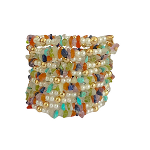 Gemstone Wrap Bracelet