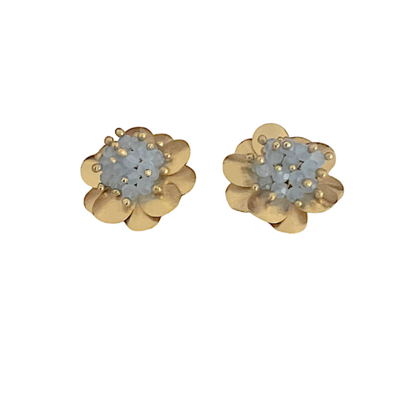 Azure Flower Earrings