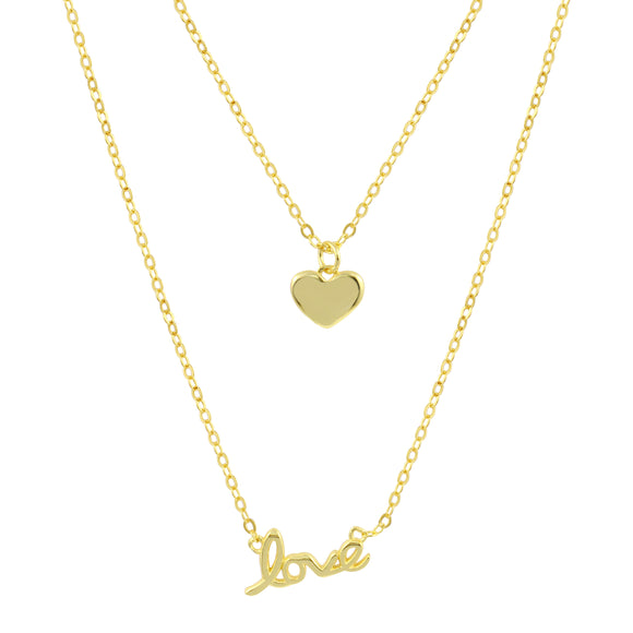 Love Double Strand Necklace