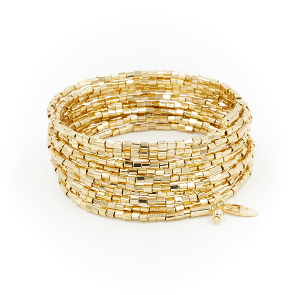 Golden Wrap Bracelet