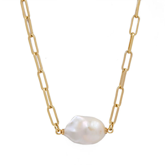 Skylar Baroque Pearl Necklace